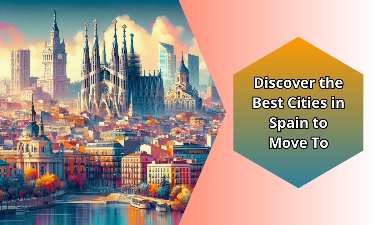 Best cities to move to in Spain: Barcelona's coastline & Sagrada Familia