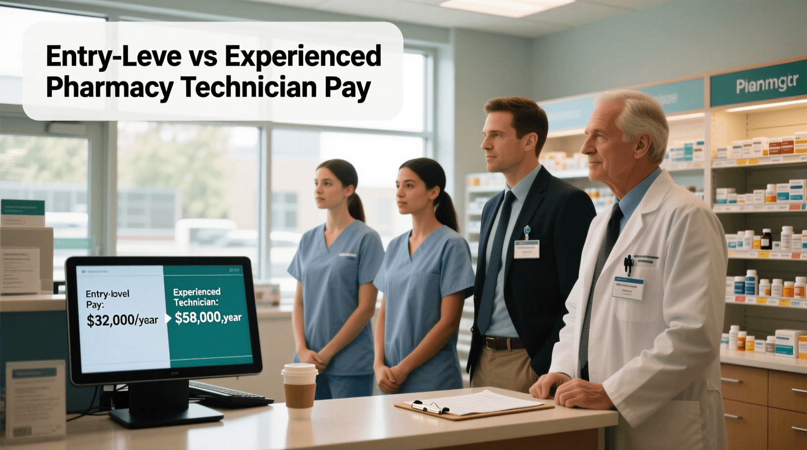 Entry-Level vs Experienced Pharmacy Technician Pay