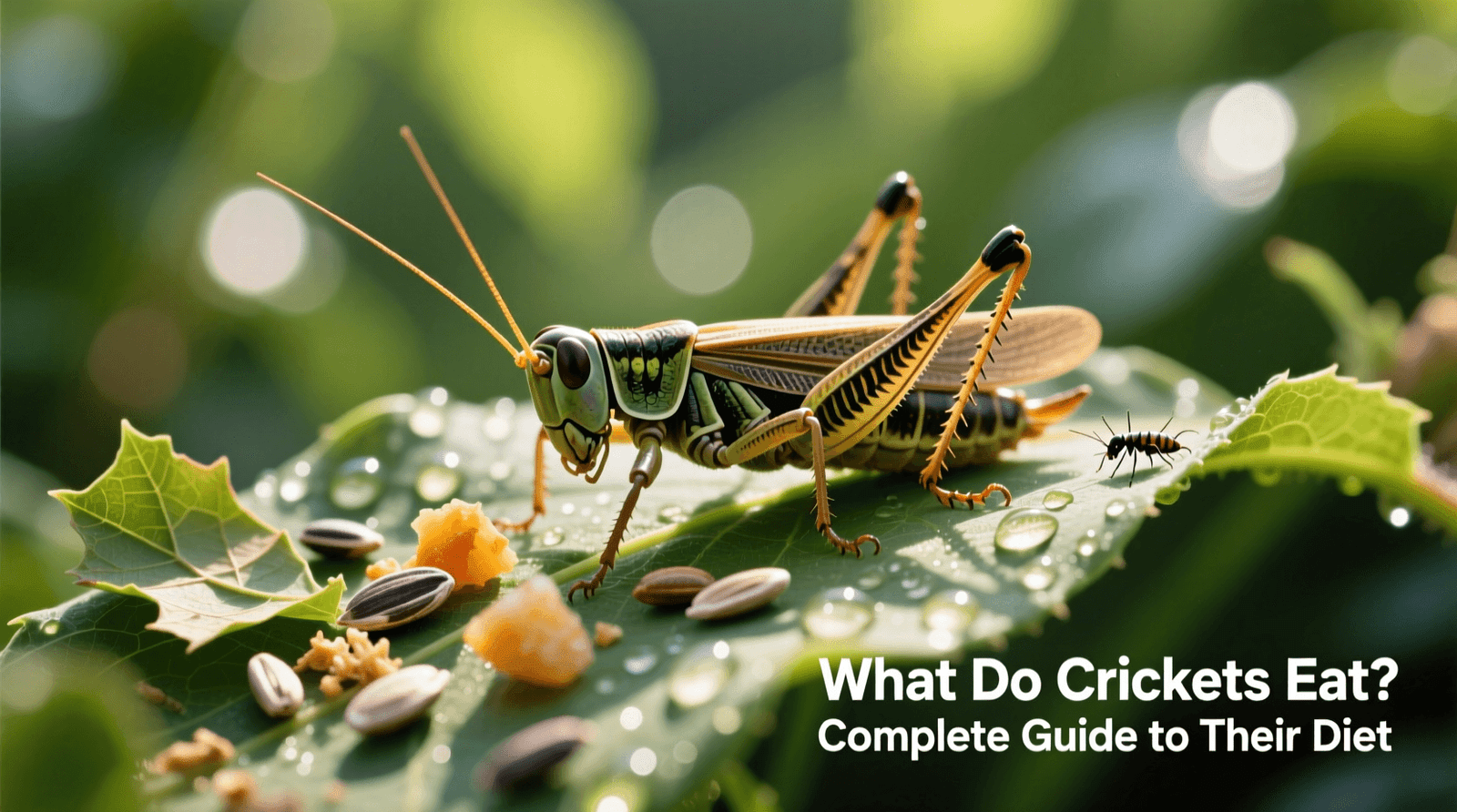 What Do Crickets Eat? Complete Guide to Their Diet 1 What Do Crickets Eat? Complete Guide to Their Diet