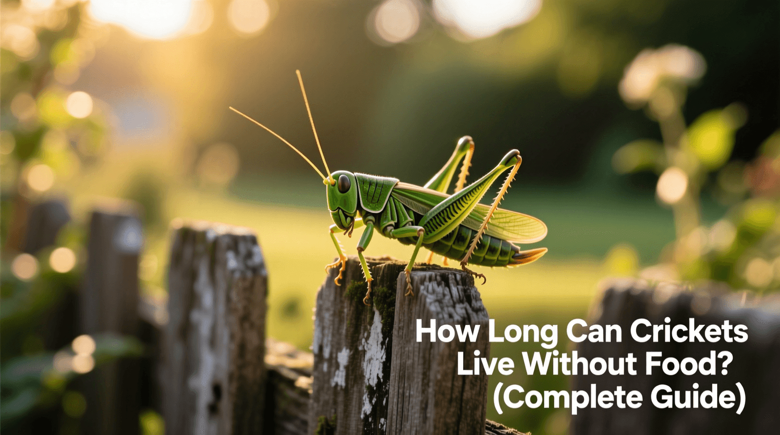 How Long Can Crickets Live Without Food? 1 How Long Can Crickets Live Without Food? (Complete Guide)