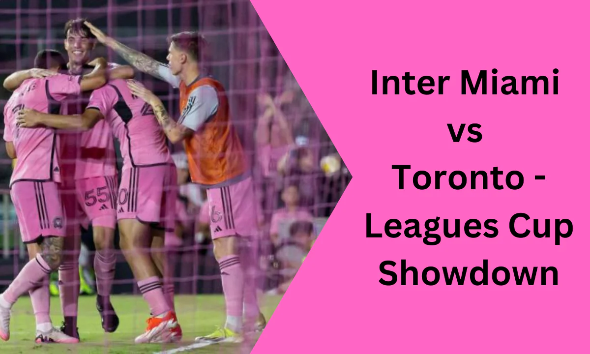 Inter Miami vs Toronto in action during the Leagues Cup match.