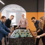 Sport Foosball Fast Paced Competitive Table Action
